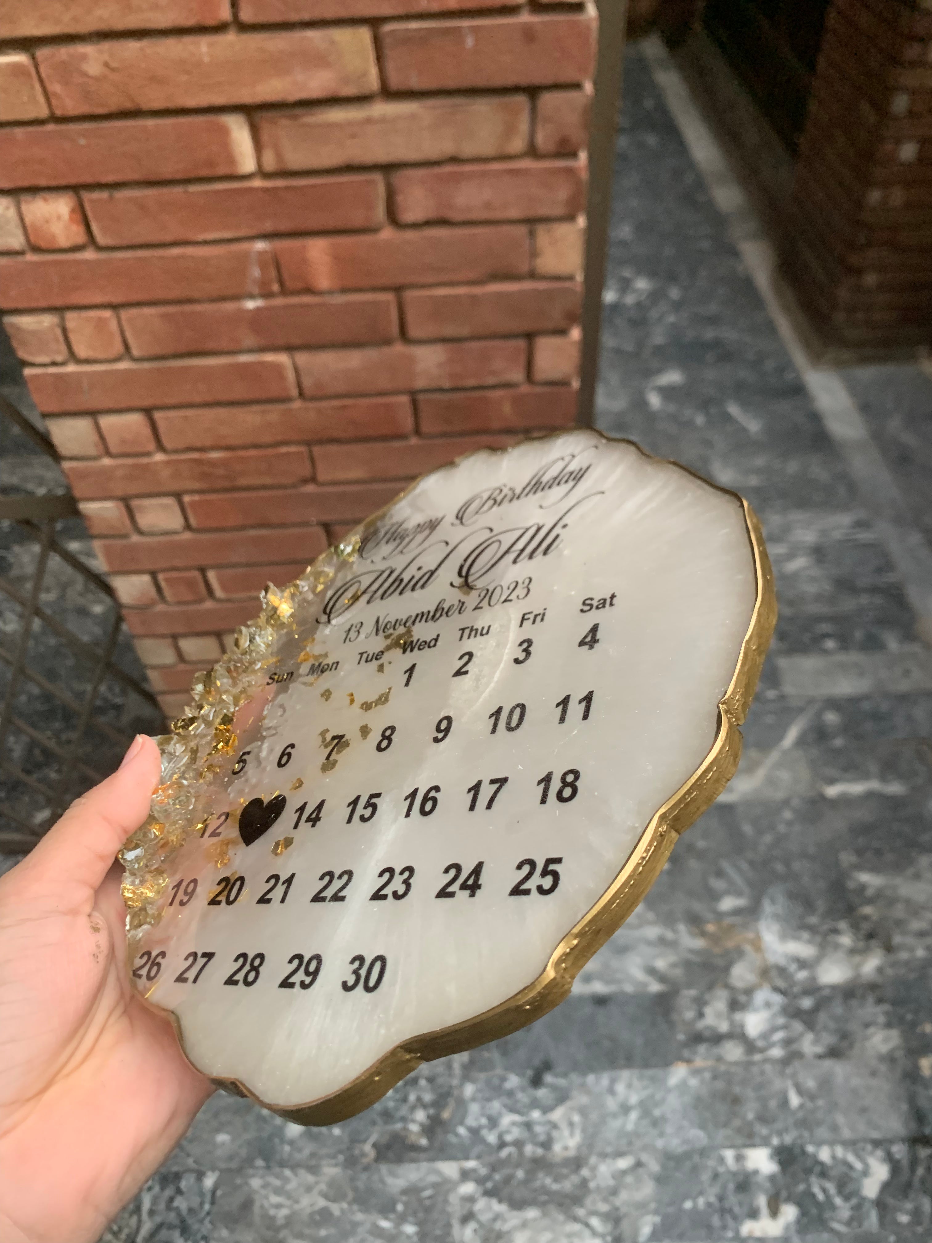 Happy Birthday Plaque