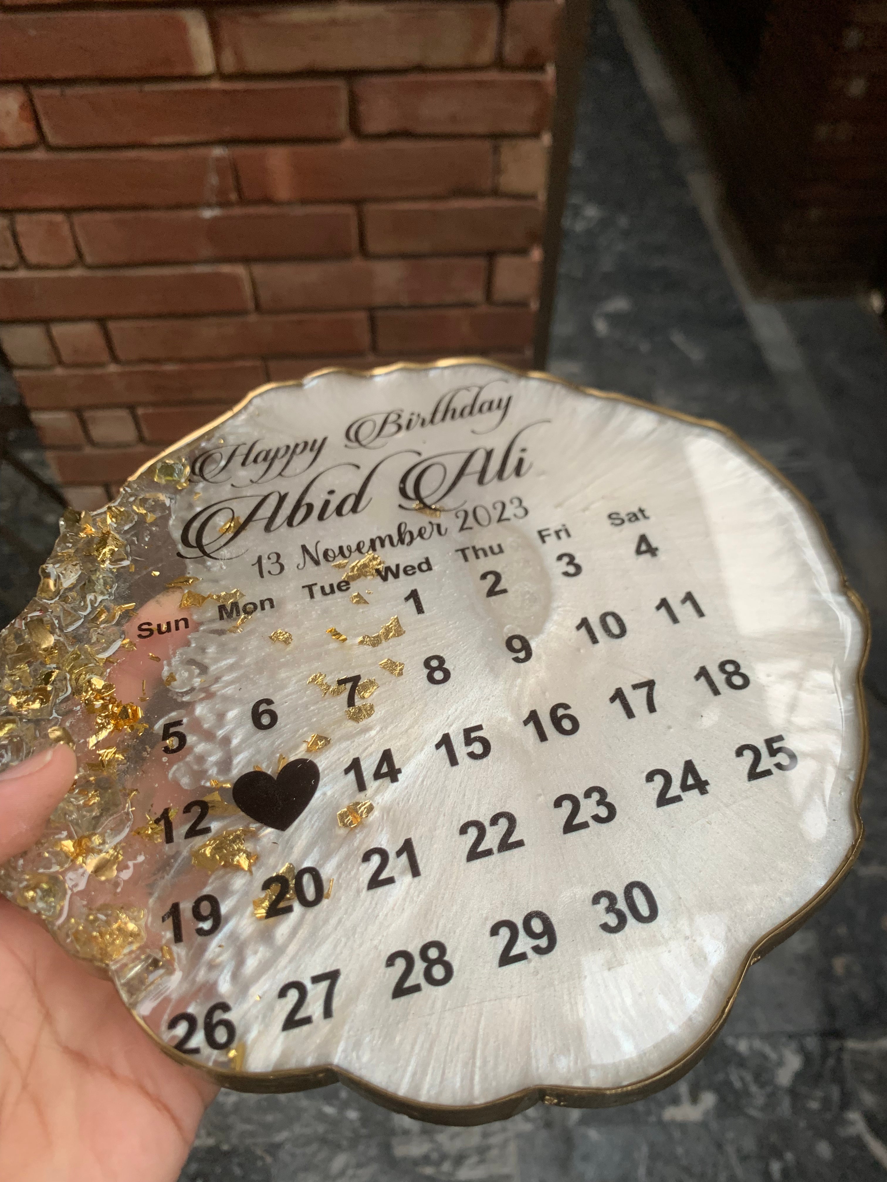 Happy Birthday Plaque