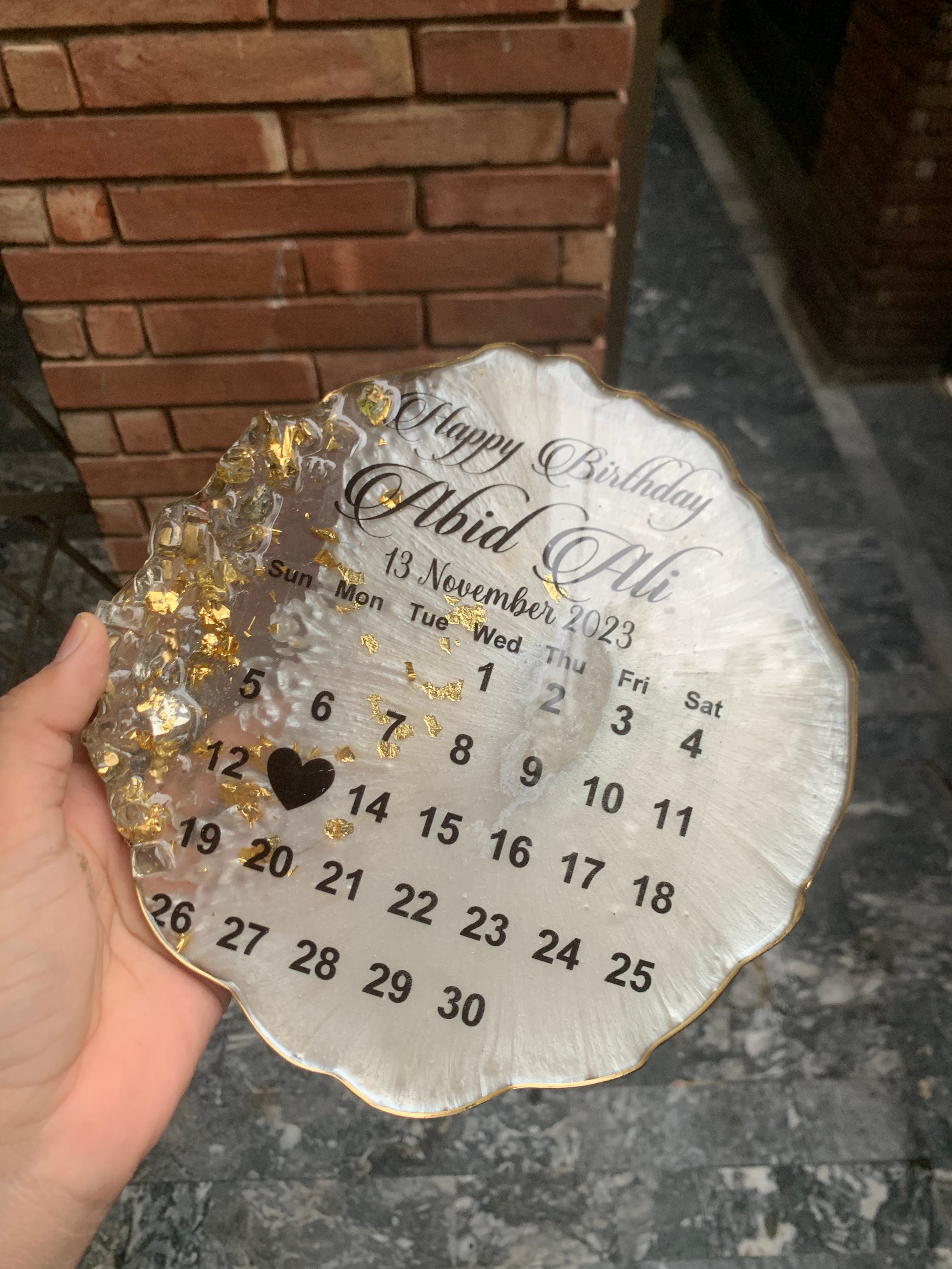 Happy Birthday Plaque