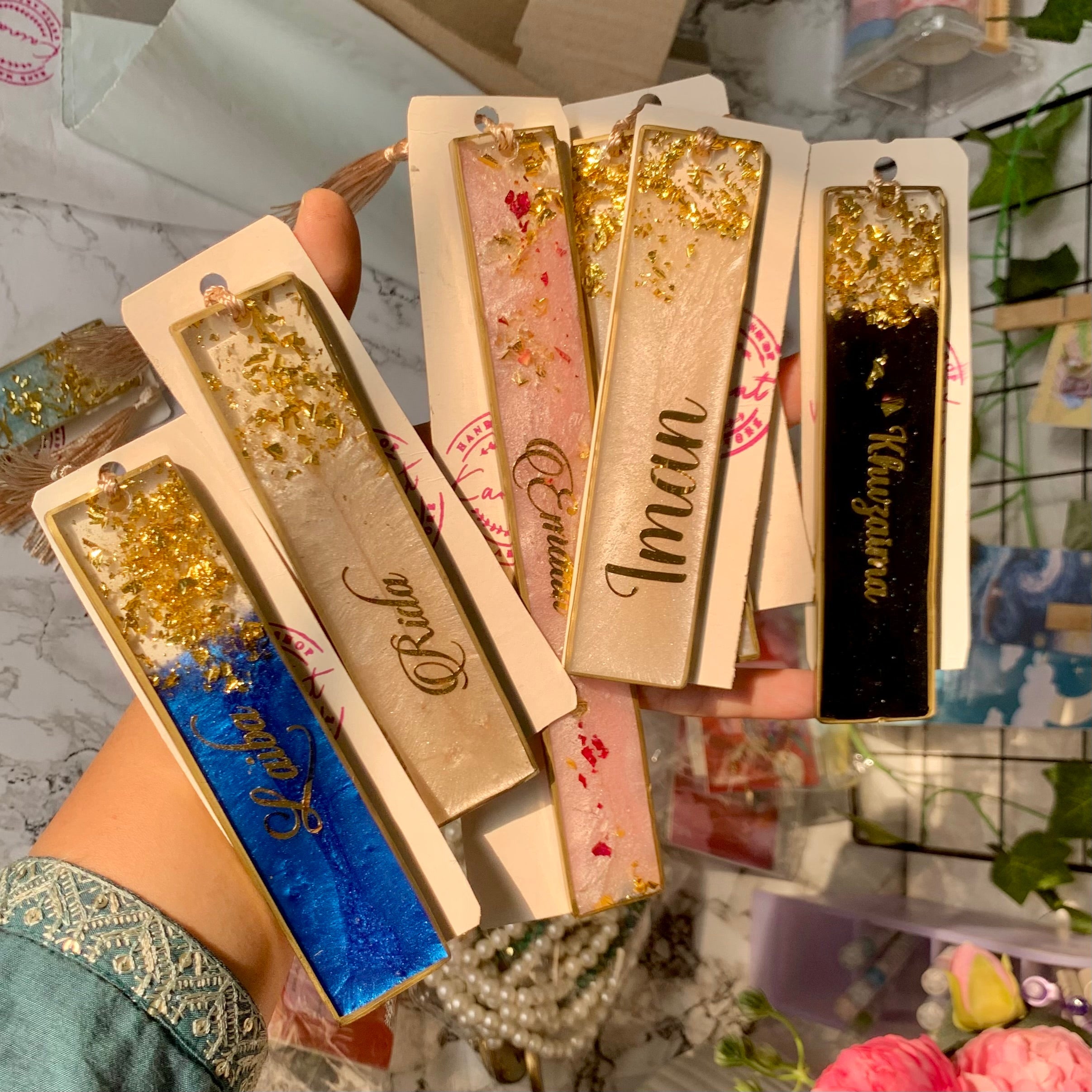 Customised Name Bookmark