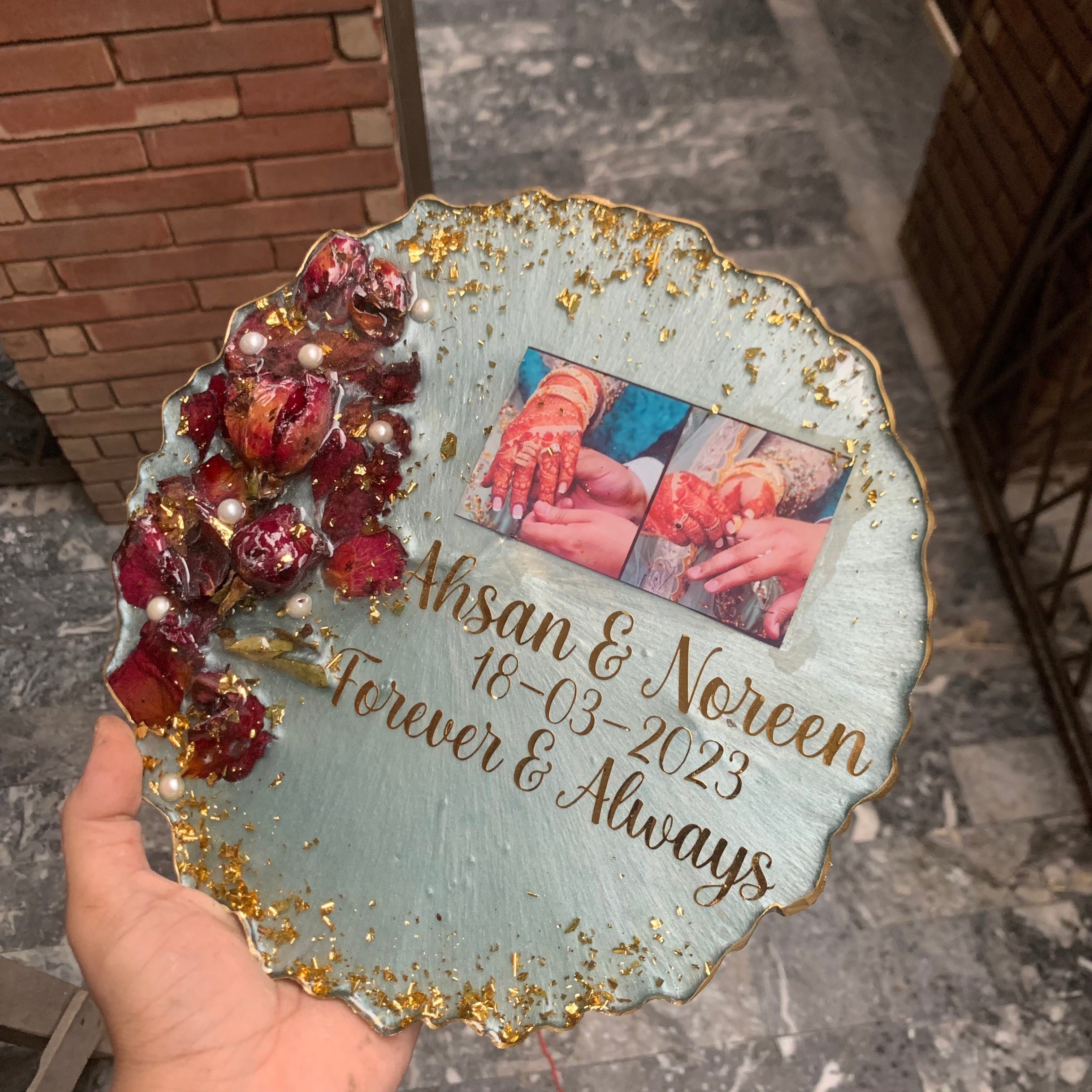 Flowers Plaque