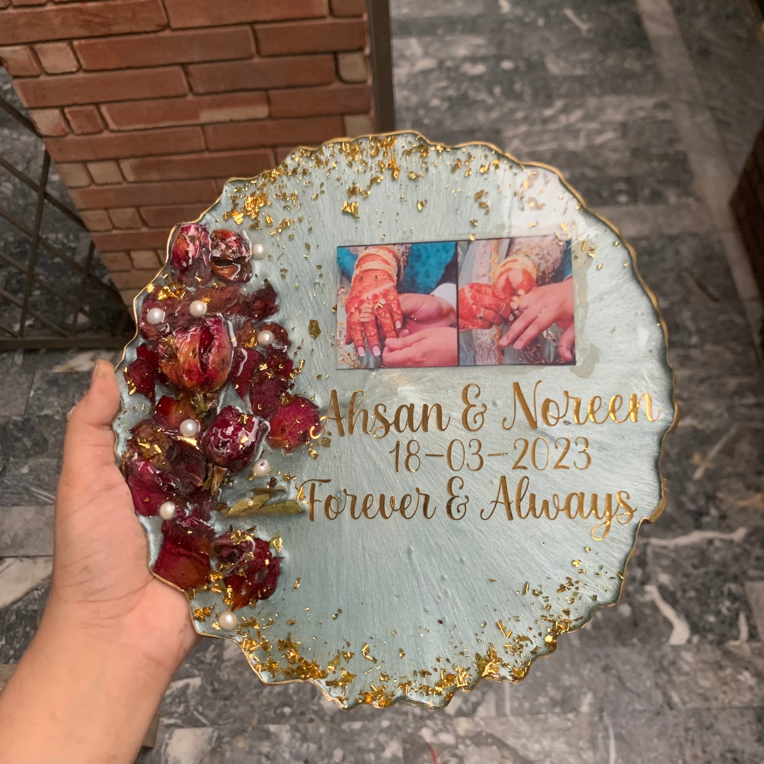 Flowers Plaque