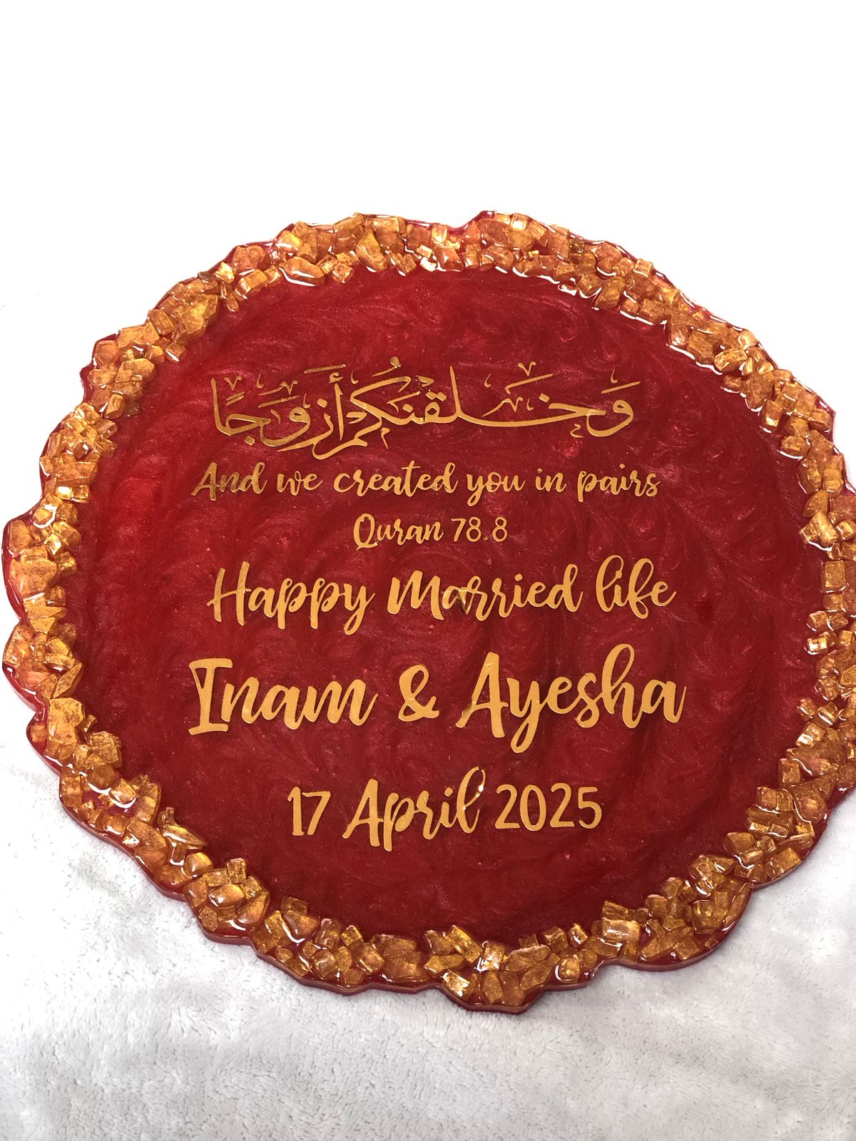 Resin Plaque