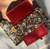 Mehroon Gemstones Clutch