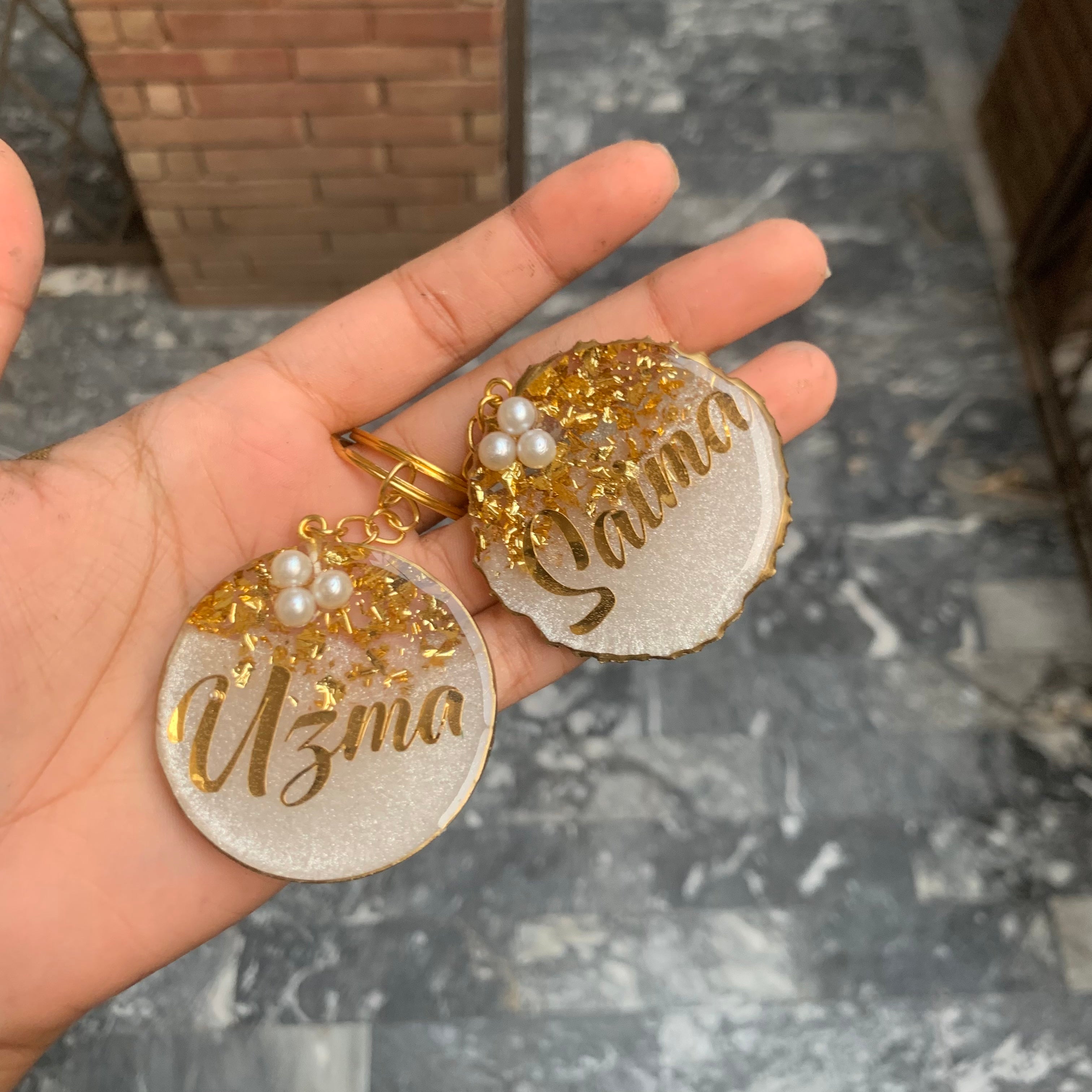 Colourful Name Keychains | Resin Keychains