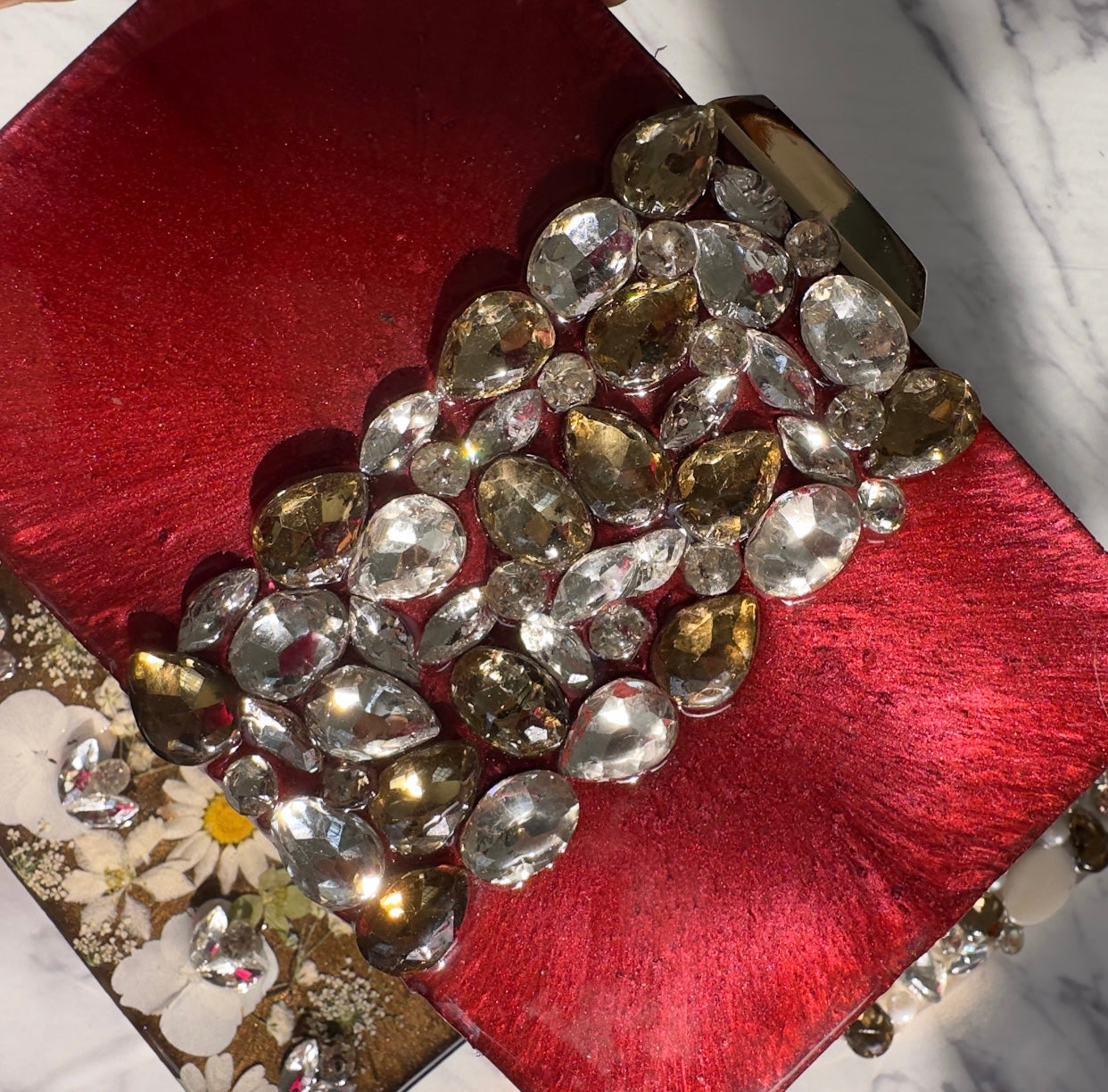 Mehroon Gemstones Clutch