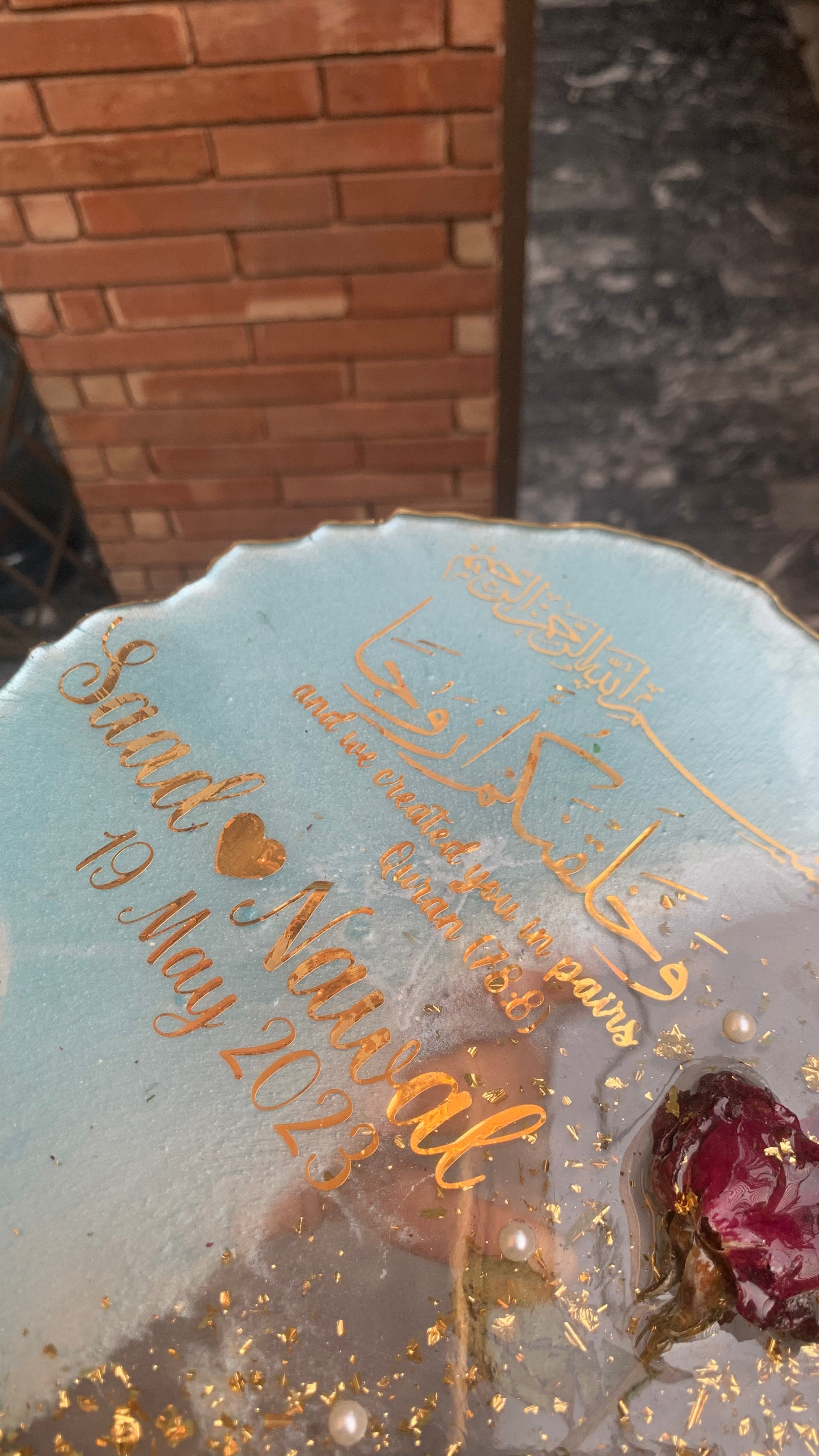 Engagement | Nikah Plaque | Rose Preserve