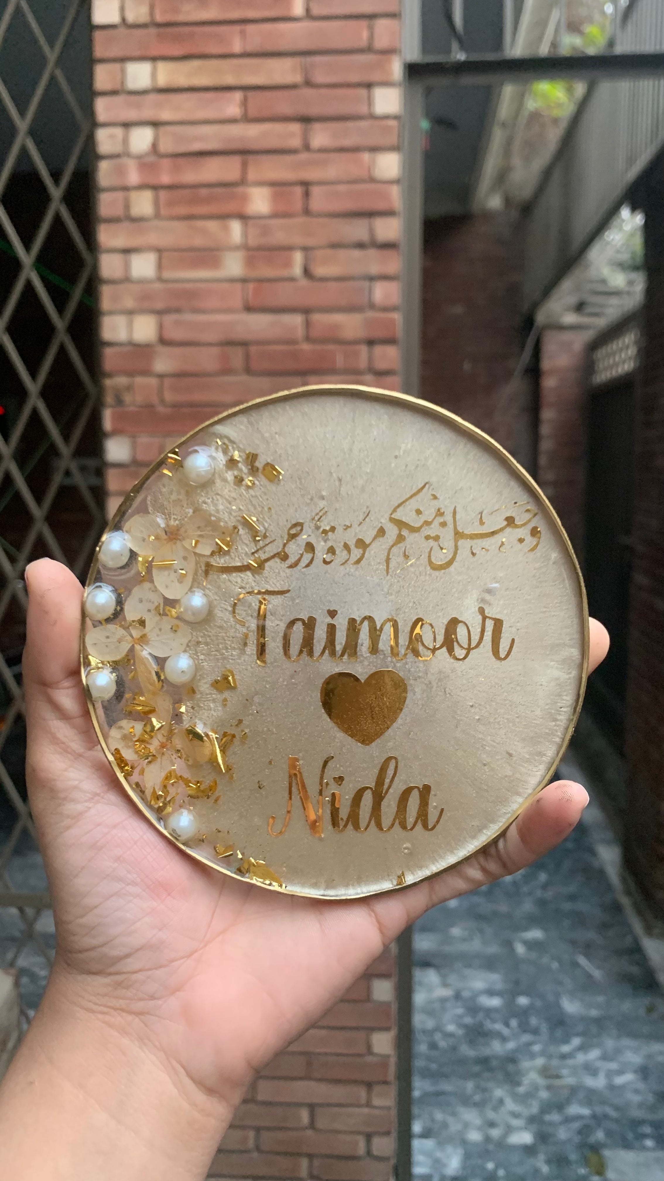 Elegant 3D Floral Plaques