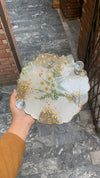 Resin Floral Vanity | Serving Tray