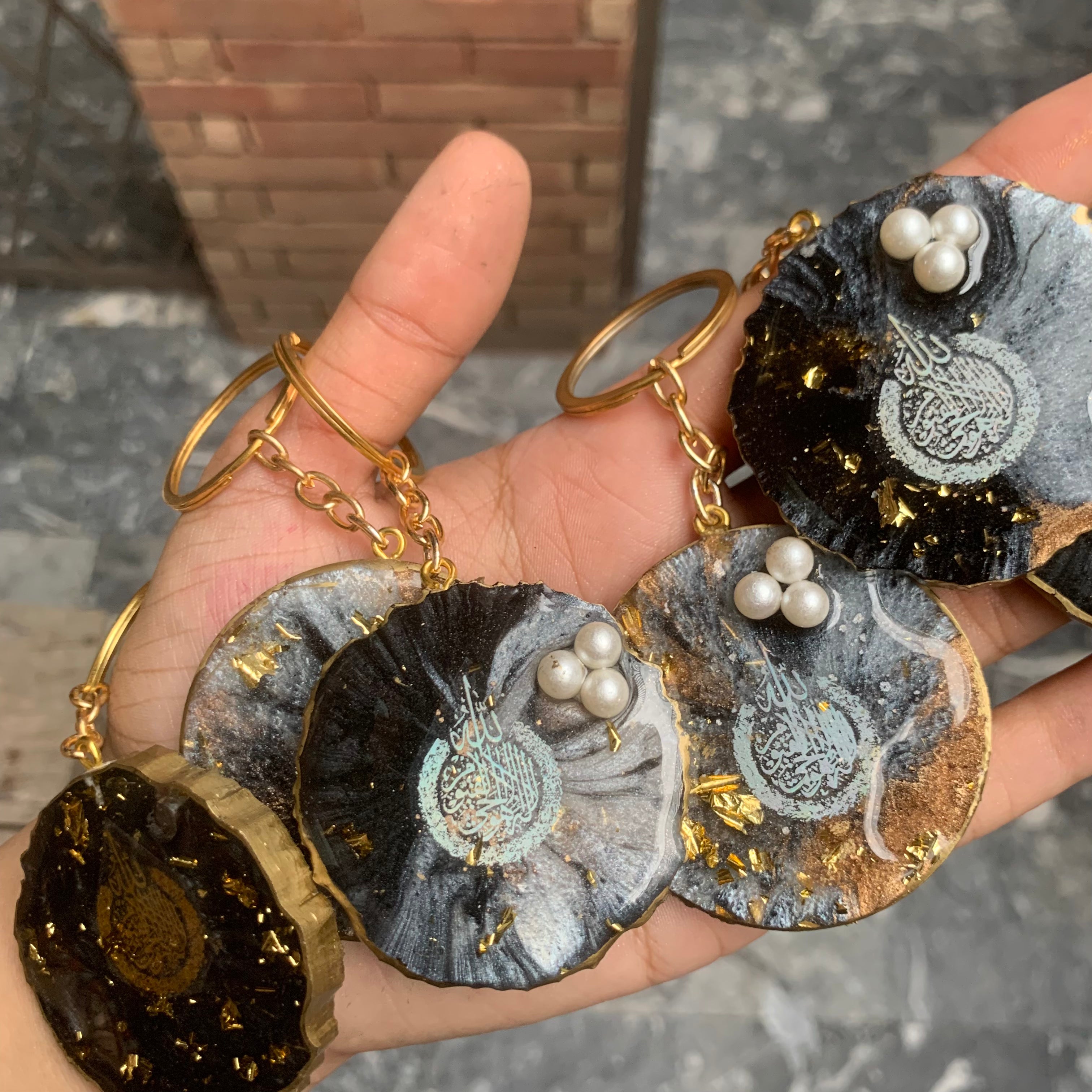 Ayat Ul Kursi Resin Keychain