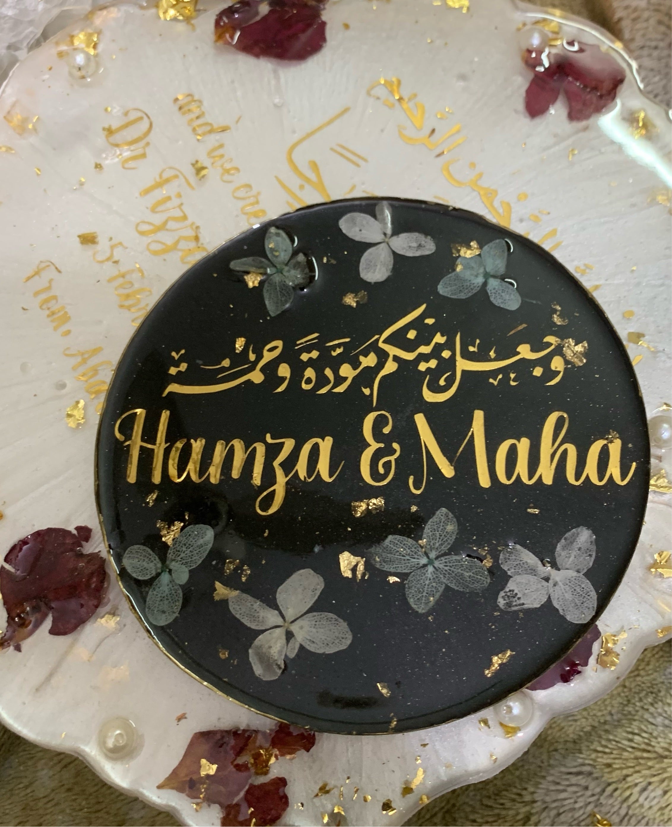 Elegant 3D Floral Plaques