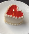 Birthday Heart Cake Candle
